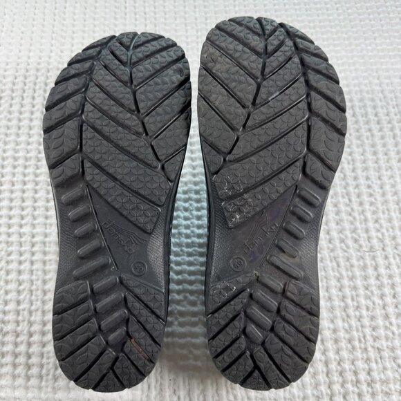 Dansko Womens Black Kane Dogs Mule Clogs Sz 40 - Picture 8 of 10